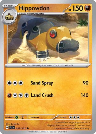 Hippowdon - SV: Prismatic Evolutions #053