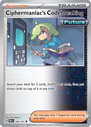 Ciphermaniac's Codebreaking - SV: Prismatic Evolutions #104
