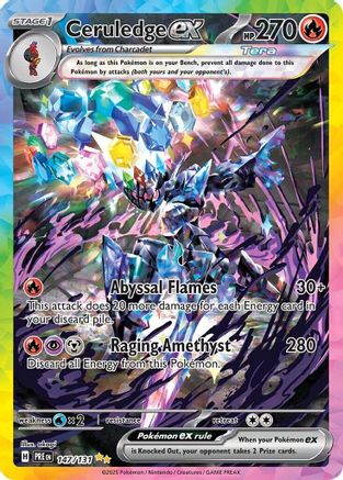 Ceruledge ex - SV: Prismatic Evolutions #147