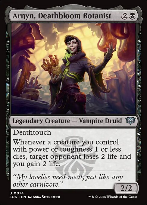 Arnyn, Deathbloom Botanist - (sos Secrets of Strixhaven-74)