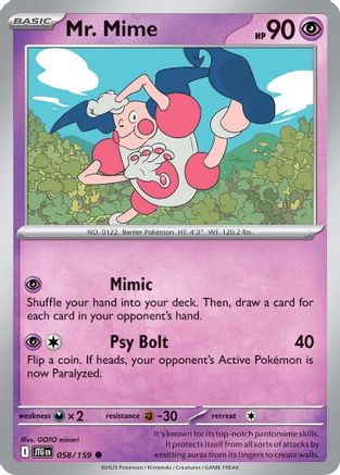 Mr. Mime - SV09: Journey Together #058
