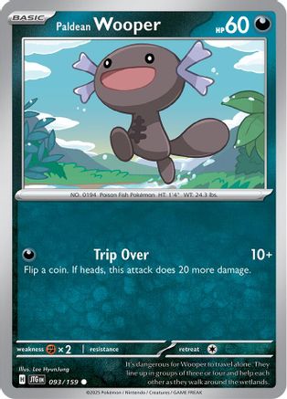 Paldean Wooper - SV09: Journey Together #093