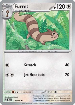 Furret - 119/159 - SV09: Journey Together #119