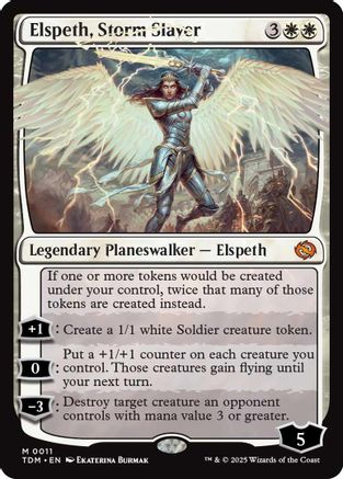 Elspeth, Storm Slayer - Tarkir: Dragonstorm #11