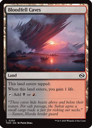 Bloodfell Caves - Tarkir: Dragonstorm #250