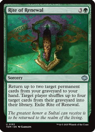 Rite of Renewal - Tarkir: Dragonstorm #153