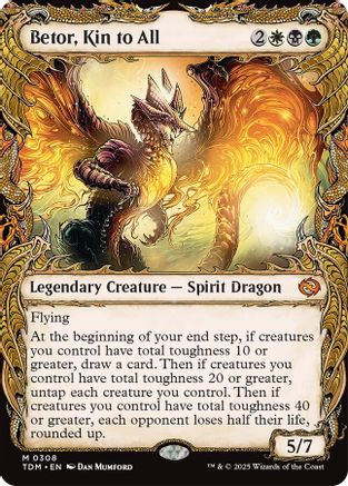 Betor, Kin to All (Showcase) - Tarkir: Dragonstorm #308