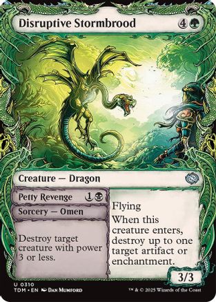 Disruptive Stormbrood (Showcase) - Tarkir: Dragonstorm #310