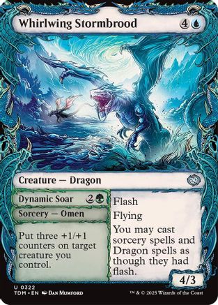 Whirlwing Stormbrood (Showcase) - Tarkir: Dragonstorm #322