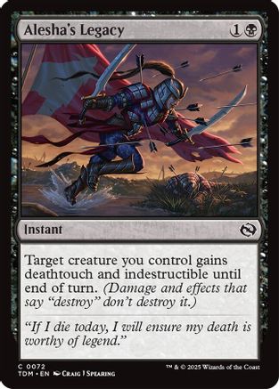 Alesha's Legacy - Tarkir: Dragonstorm #72