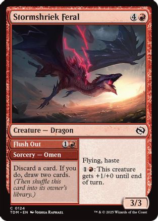 Stormshriek Feral - Tarkir: Dragonstorm #124