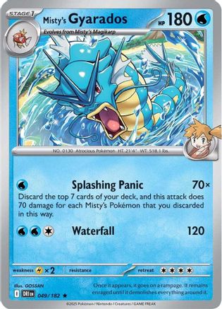 Misty's Gyarados - SV10: Destined Rivals #049