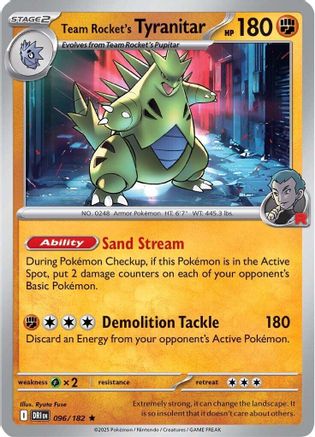 Team Rocket's Tyranitar - SV10: Destined Rivals #096