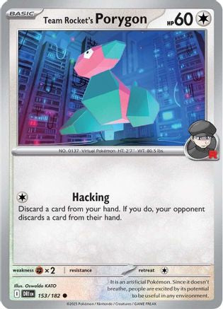 Team Rocket's Porygon - SV10: Destined Rivals #153