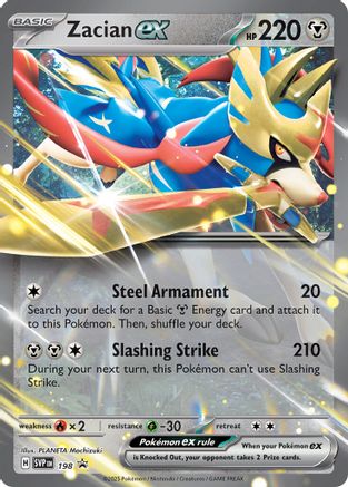 Zacian ex - 198 - SV: Scarlet & Violet Promo Cards #198