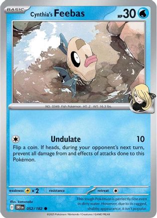 Cynthia's Feebas - SV10: Destined Rivals #052