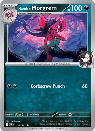 Marnie's Morgrem - SV10: Destined Rivals #135