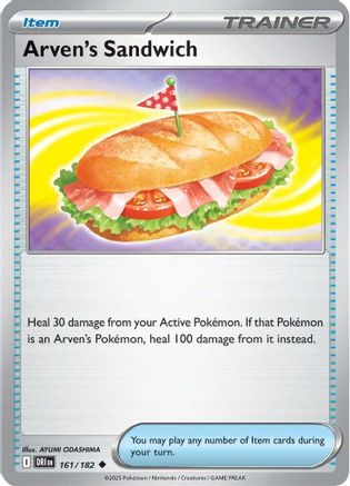 Arven's Sandwich - SV10: Destined Rivals #161