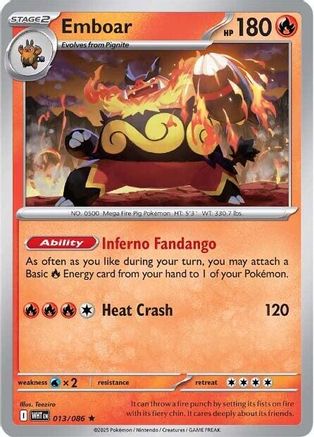 Emboar - SV: White Flare #013