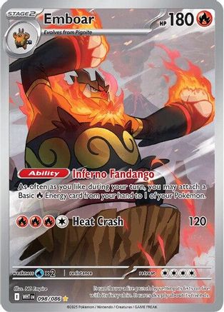 Emboar - 098/086 - SV: White Flare #098