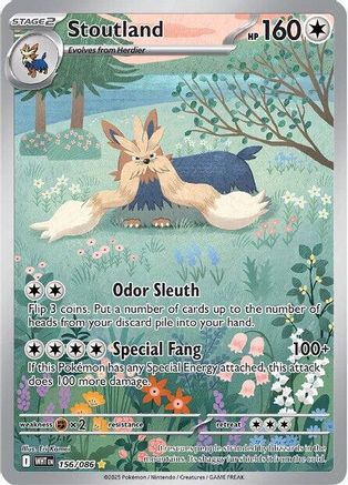 Stoutland - 156/086 - SV: White Flare #156
