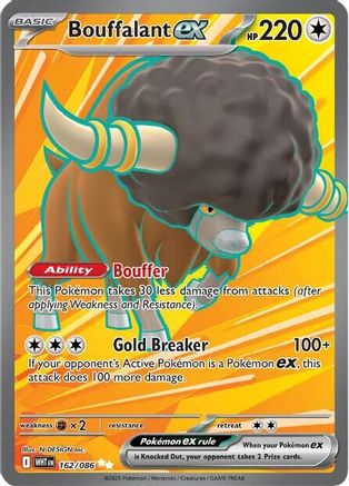 Bouffalant ex - 162/086 - SV: White Flare #162