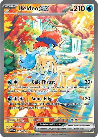 Keldeo ex - 167/086 - SV: White Flare #167