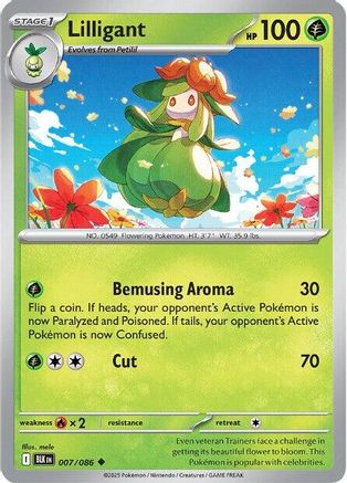 Lilligant - SV: Black Bolt #007