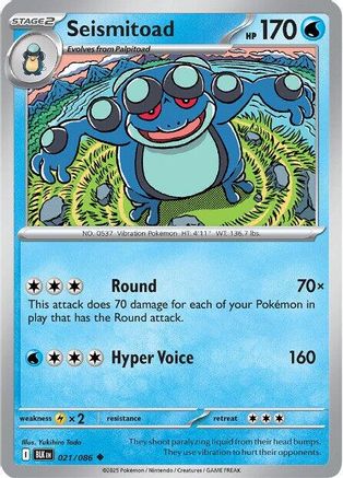 Seismitoad - SV: Black Bolt #021