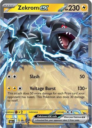 Zekrom ex - SV: Black Bolt #034