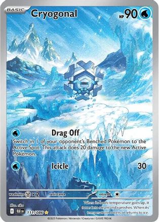 Cryogonal - 111/086 - SV: Black Bolt #111