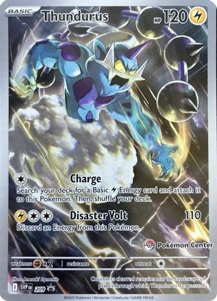 Thundurus - 209 (Pokemon Center Exclusive) - SV: Scarlet & Violet Promo Cards #209