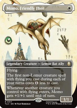 Momo, Friendly Flier (Borderless) - Avatar: The Last Airbender #317
