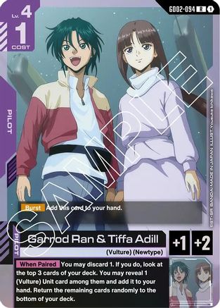 Garrod Ran & Tiffa Adill - Dual Impact #GD02-094
