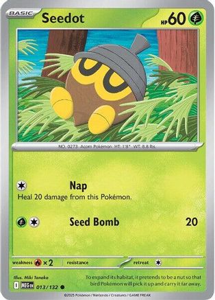 Seedot - ME01: Mega Evolution #013