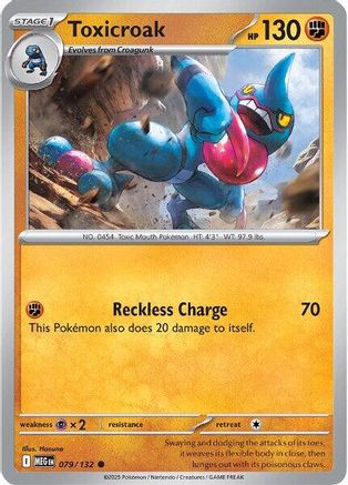 Toxicroak - ME01: Mega Evolution #079