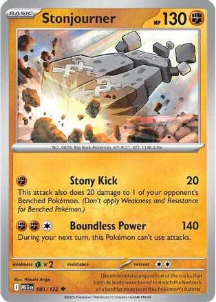 Stonjourner - ME01: Mega Evolution #081