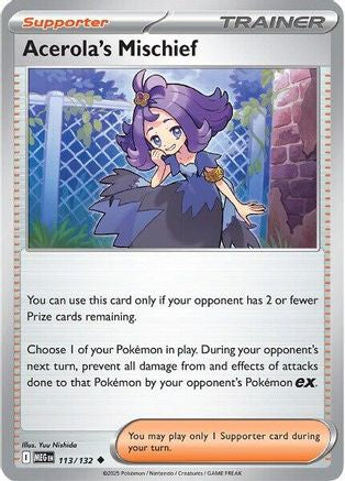 Acerola's Mischief - 113/132 - ME01: Mega Evolution #113