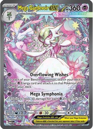 Mega Gardevoir ex - 178/132 - ME01: Mega Evolution #178
