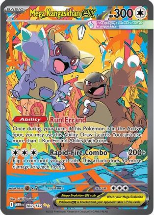Mega Kangaskhan ex - 182/132 - ME01: Mega Evolution #182