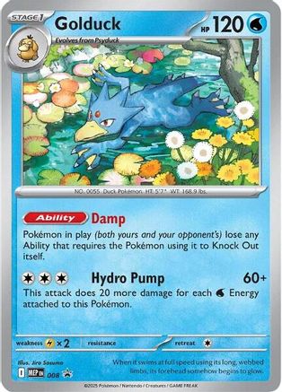 Golduck - 008 - ME: Mega Evolution Promo #008