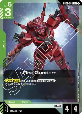Red Gundam - Dual Impact #GD02-024