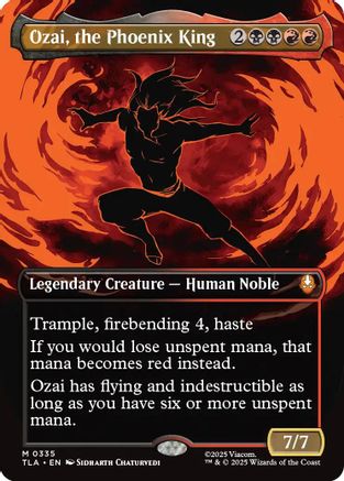 Ozai, the Phoenix King (0335) (Borderless) - Avatar: The Last Airbender #335