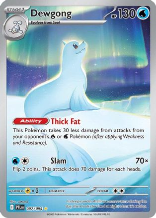 Dewgong - 097/094 - ME02: Phantasmal Flames #097