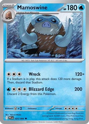 Mamoswine - ME02: Phantasmal Flames #025
