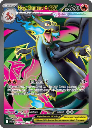 Mega Charizard X ex - 109/094 - ME02: Phantasmal Flames #109