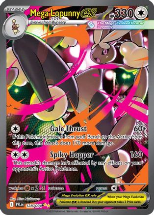 Mega Lopunny ex - 128/094 - ME02: Phantasmal Flames #128