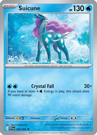 Suicune - ME02: Phantasmal Flames #026