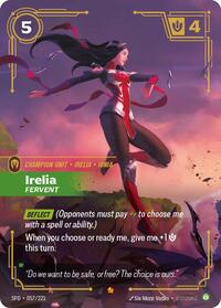 Irelia - Fervent - (SFD-057/221) - Near Mint (*Foil )