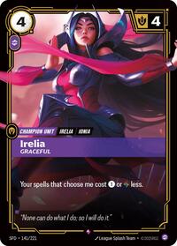 Irelia - Graceful - (SFD-141/221) - Near Mint (*Foil )